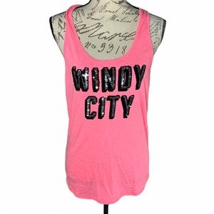 Pink Victoria’s Secret Neon Pink Tank Sz S